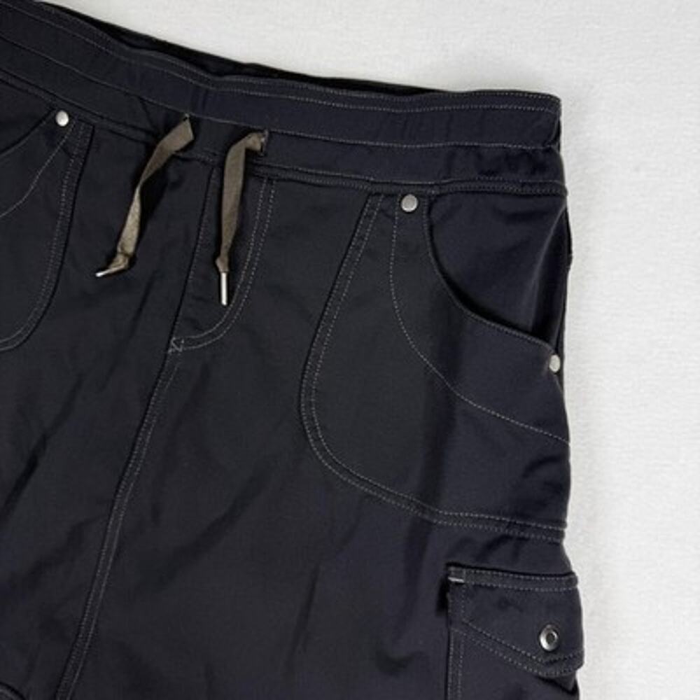 Kuhl Skort Small Black Built-In Shorts Hiking Skirt Stretch Pockets Gorpcore